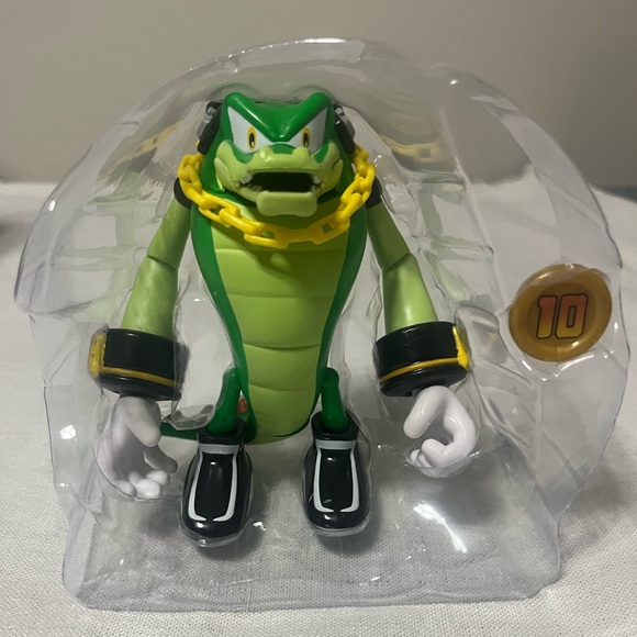 Vector The Crocodile SEGA Sonic The Hedgehog 3" Action Figure Jazwares Open Box - Picture 3 of 7